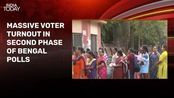 The second phase of the West Bengal assembly elections recorded a high voter turnout, reaching 90 percent by 5 PM. Despite the participation, the polling process faced controversies, including allegations of electronic voting machine tampering and sporadic clashes across various districts.